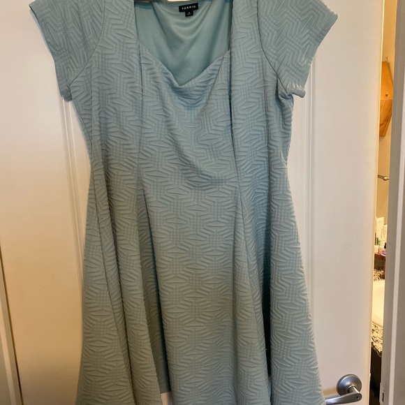 Torrid Mint Sweetheart Skater Dress - Picture 2 of 4